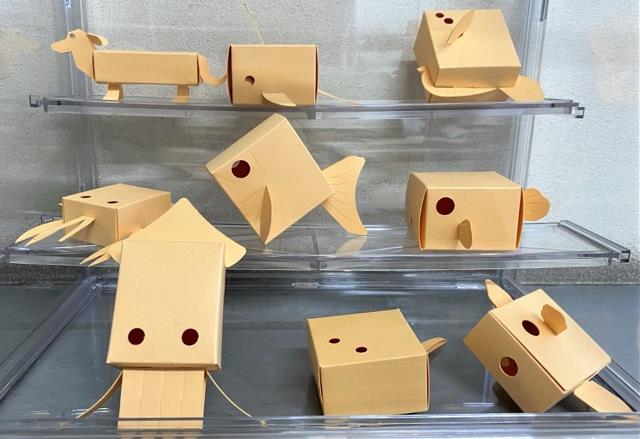 フェスタペーパーアニマルキューブボックス