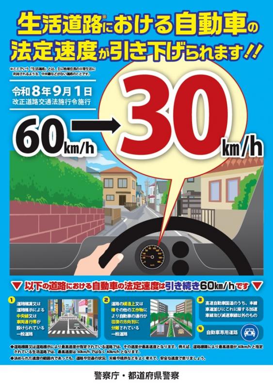 生活道路30㎞