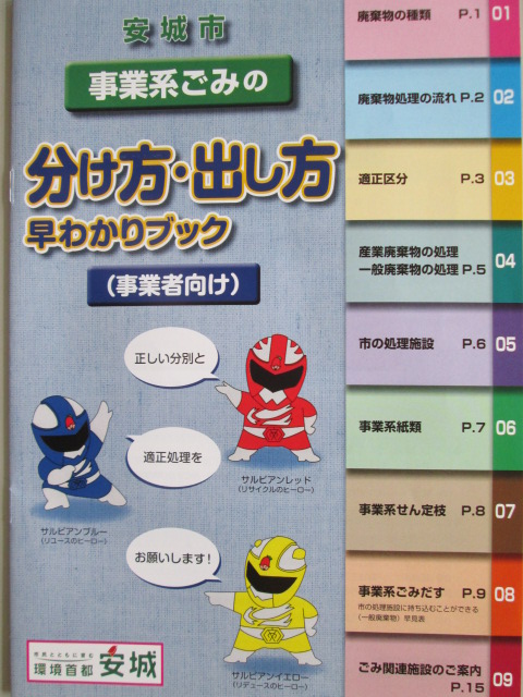 事業系ごみの分け方・出し方