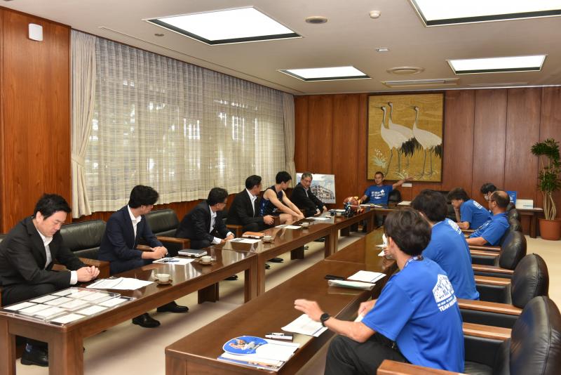 表敬訪問①