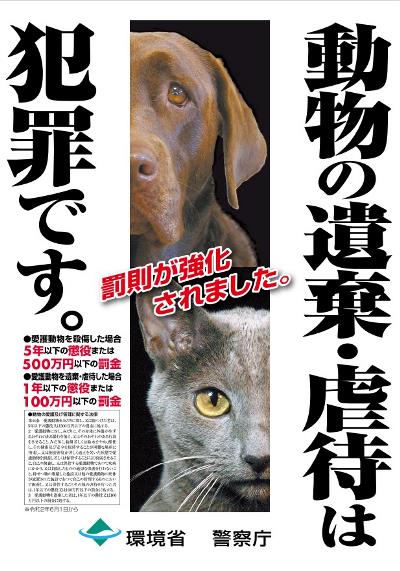 動物虐待ポスター