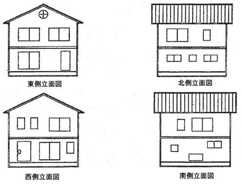 立面図例