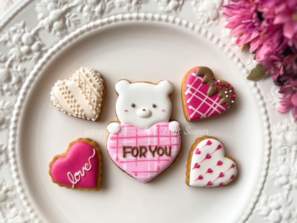 バレンタイン用アイシングクッキーを作ろう写真