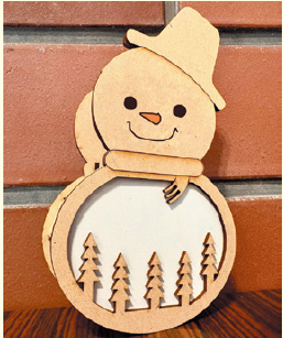 雪だるまのランタン