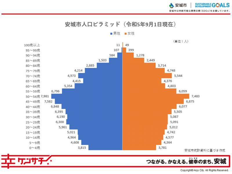 人口ピラミッド9.1