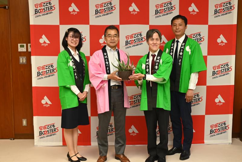 温室園芸組合表敬