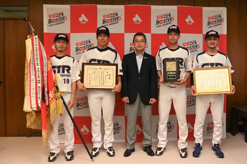 GTR優勝報告のs表敬訪問