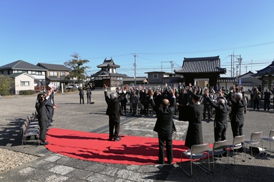 141122本證寺国史跡指定祝賀式