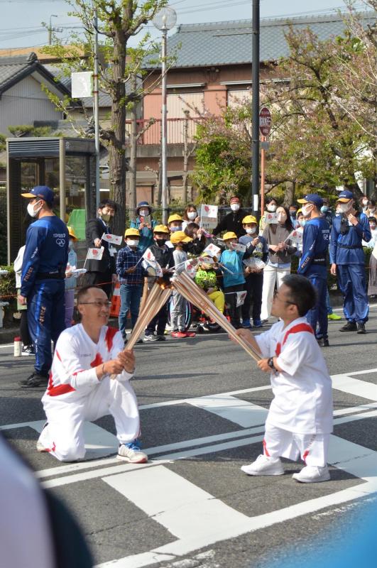 安城市／東京2020オリンピック聖火リレーが安城市で行われました！(2021年4月6日)