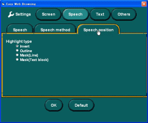speech postion