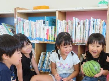高こすいかわり重さ比べ