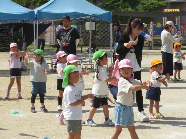 高棚こども園運動会異年齢競技