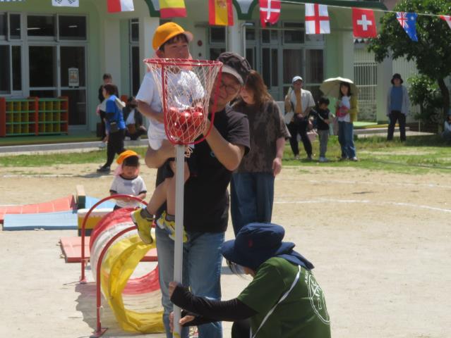 高棚こども園運動会年少親子