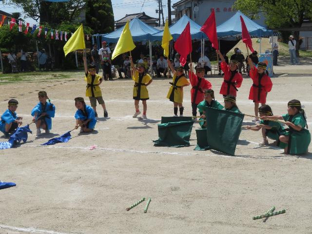 高棚こども園運動会年長遊戯