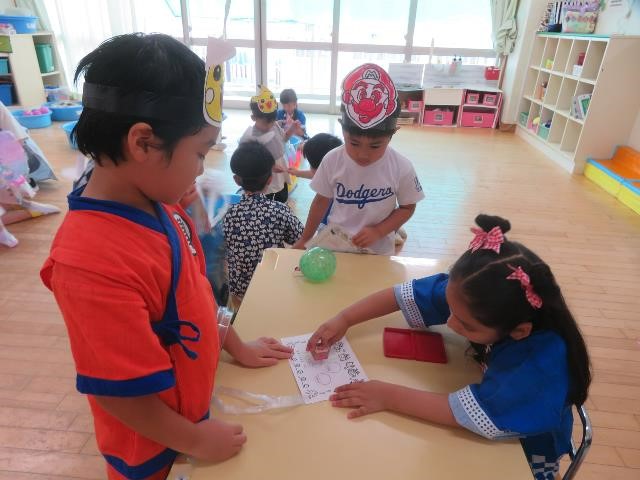 安城保育園なつまつり1