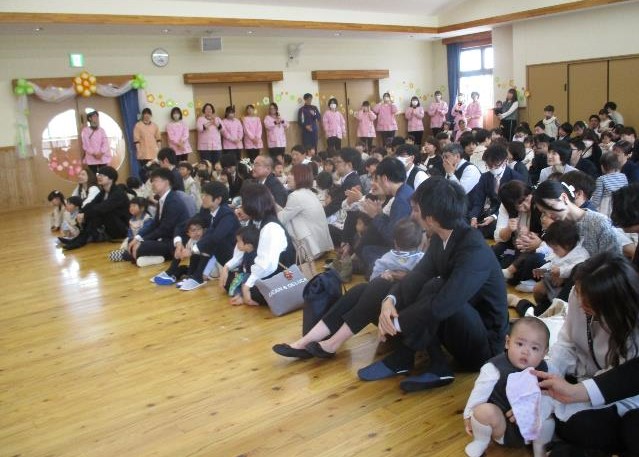 ゆたか保入園式2