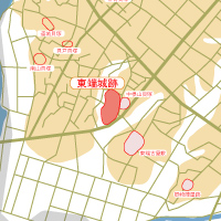 東端城跡位置