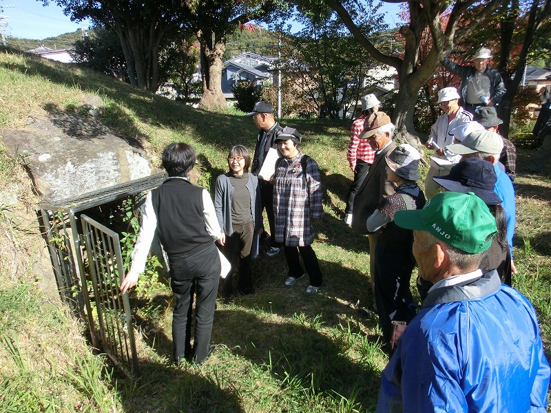 岩津古墳群にて