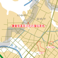 鎌倉街道花の瀧伝承地位置