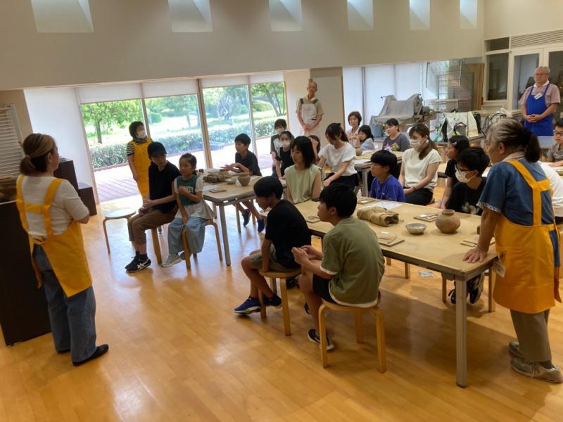 夏休み土器作り教室