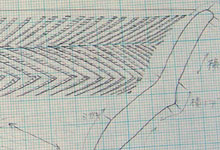 土器の口の模様（内面／図面）