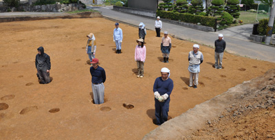 山崎城址掘立柱建物