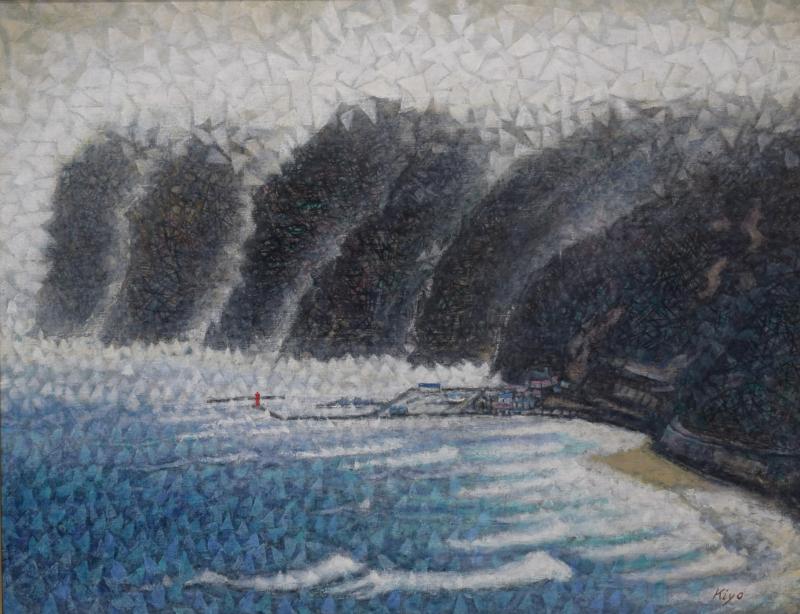 石川清幸《礼文の風》