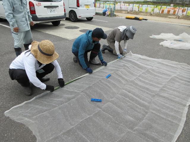 r80422自由課題作圃場の設営2