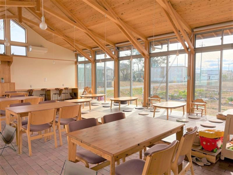 LEAFのカフェの様子