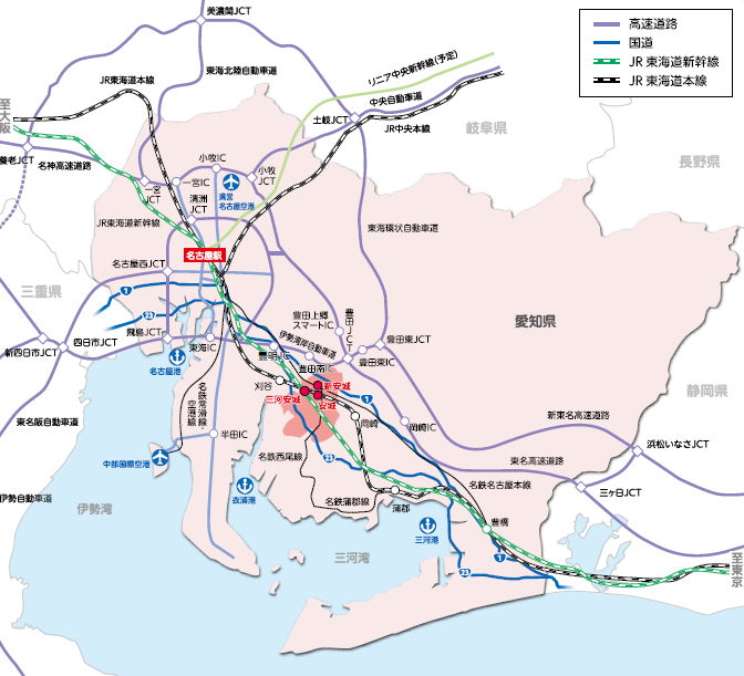 愛知県地図2